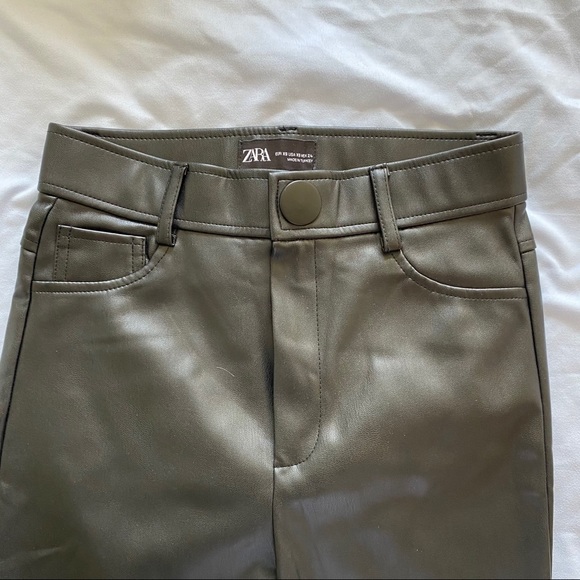 zara faux leather pants - Picture 2 of 4